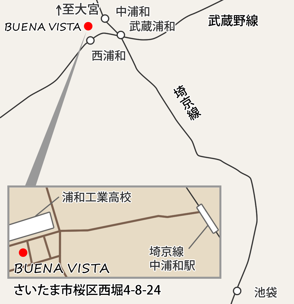 ブエナビスタ地図